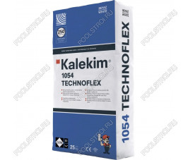 Клей для плитки высокоэластичный Kalekim Technoflex 1054 , С2ТЕ S1 (25 кг) Белый. Уценка